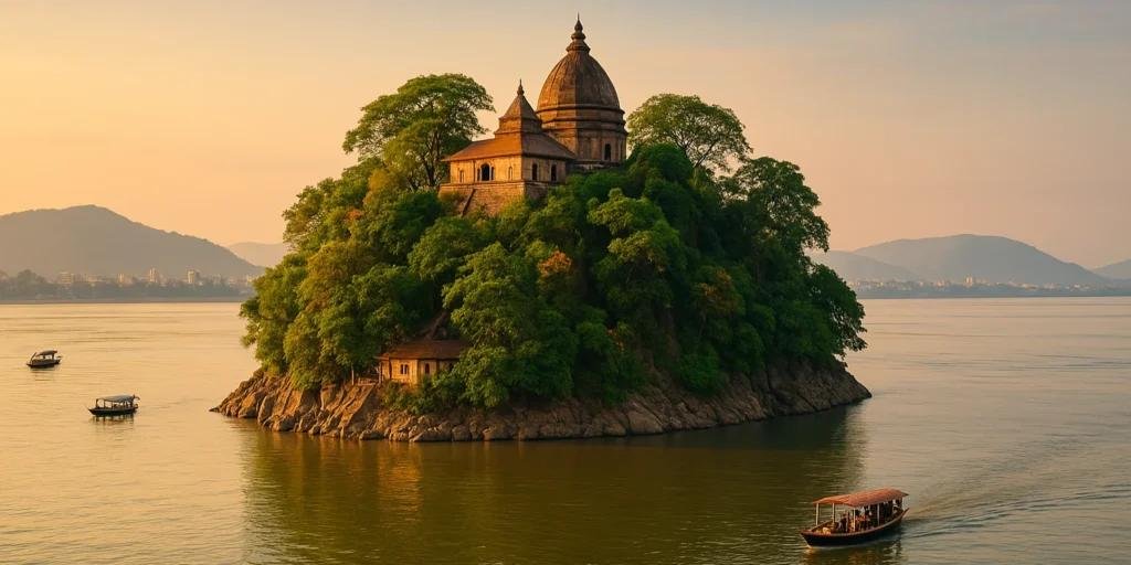 Umananda Temple: The Sacred Shiva Shrine on Peacock Island, Guwahati, Assam