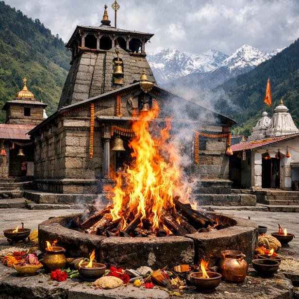 Triyuginarayan Aarti: Prayers Beside Shiva and Parvati’s Eternal Wedding Flame