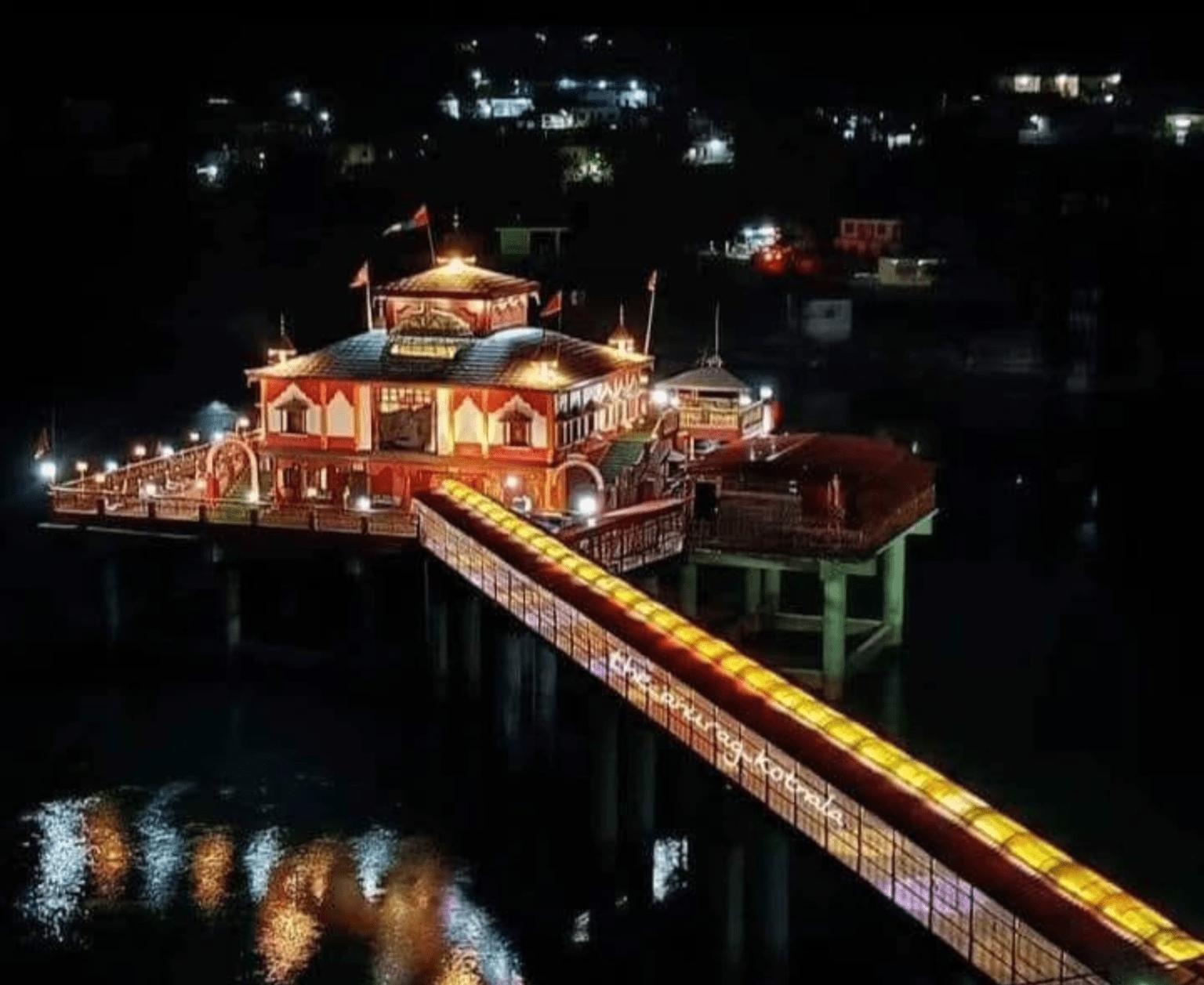 Witness the Sacred Dhari Devi Aarti Beside the Alaknanda River