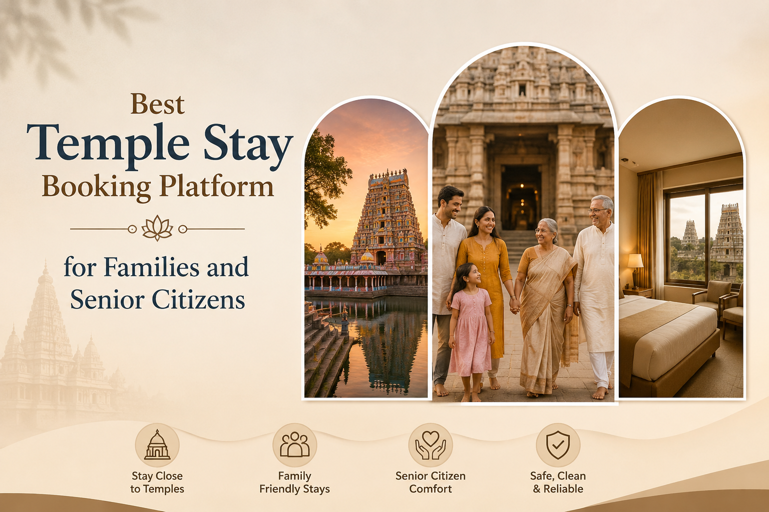 Best Temple Stay Booking Platform for Families and Senior Citizens