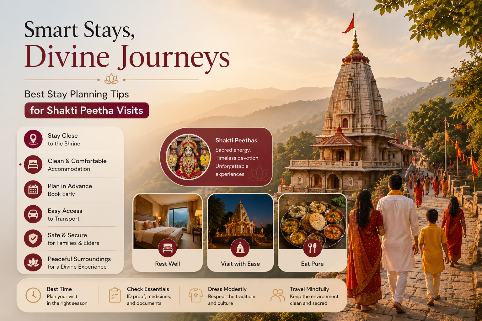 Best Stay Planning Tips for Shakti Peetha Visits