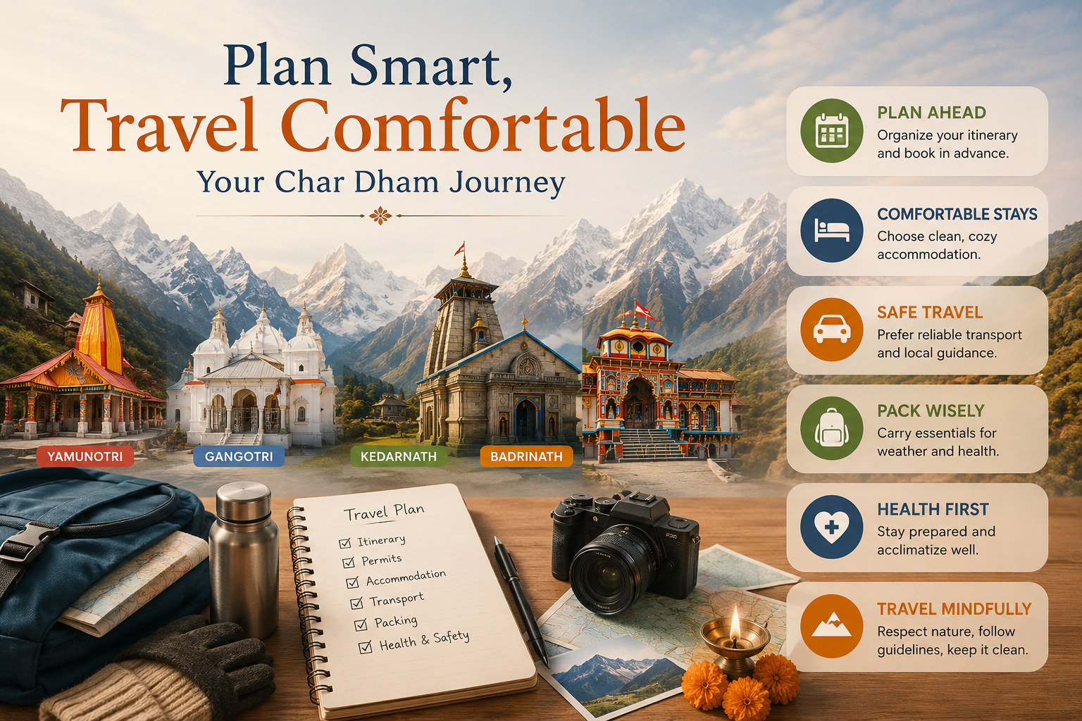 Planning a Comfortable Char Dham Journey