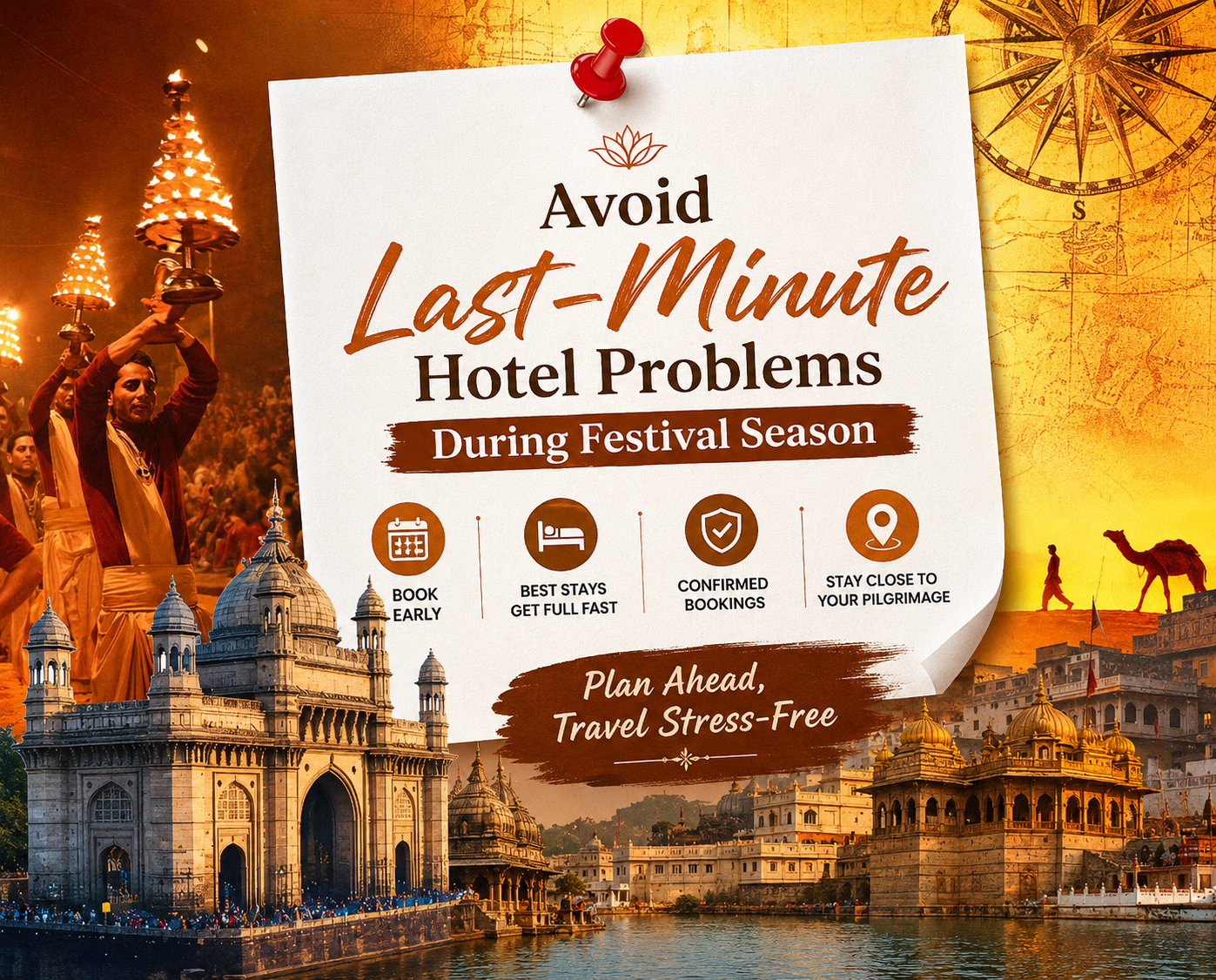 Avoid Last-Minute Hotel Problems During Festival Season