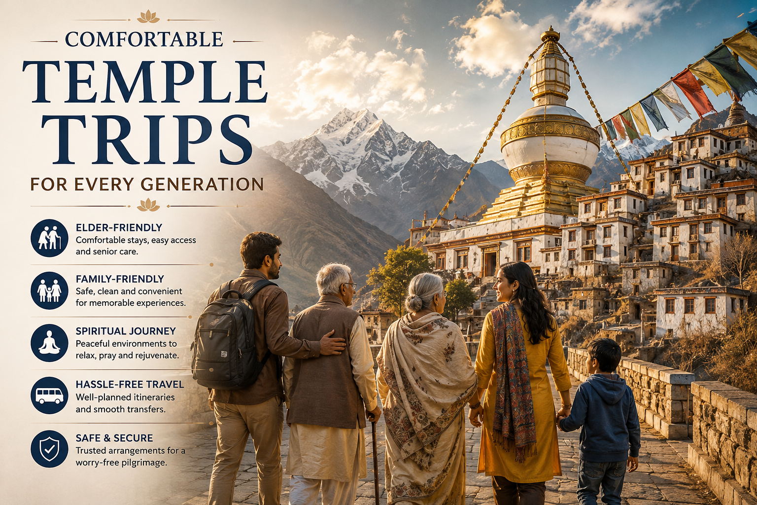 Comfortable Temple Trips for Every Generation