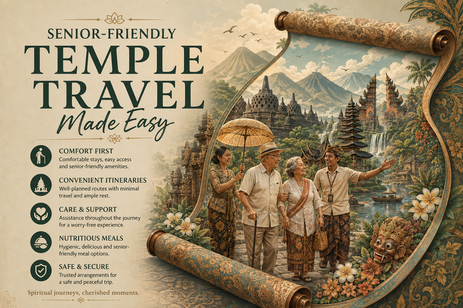 Senior-Friendly Temple Travel Made Easy