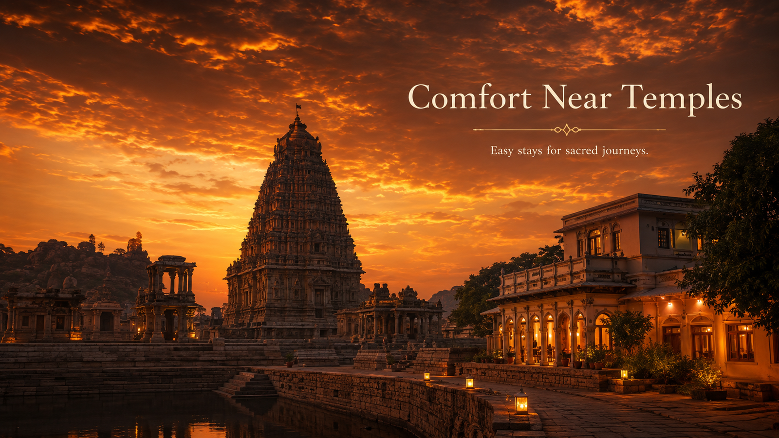 Finding Comfortable Accommodation Near Popular Temples