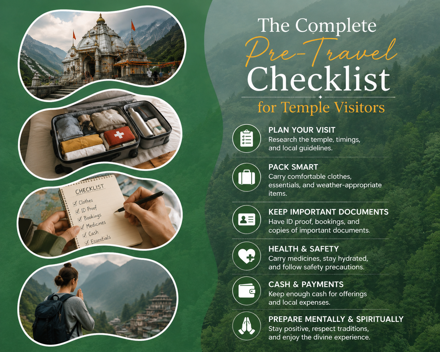 The Complete Pre-Travel Checklist for Temple Visitors