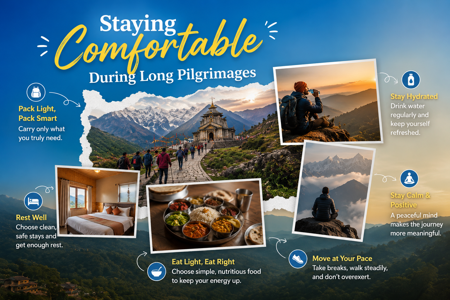 Staying Comfortable During Long Pilgrimages