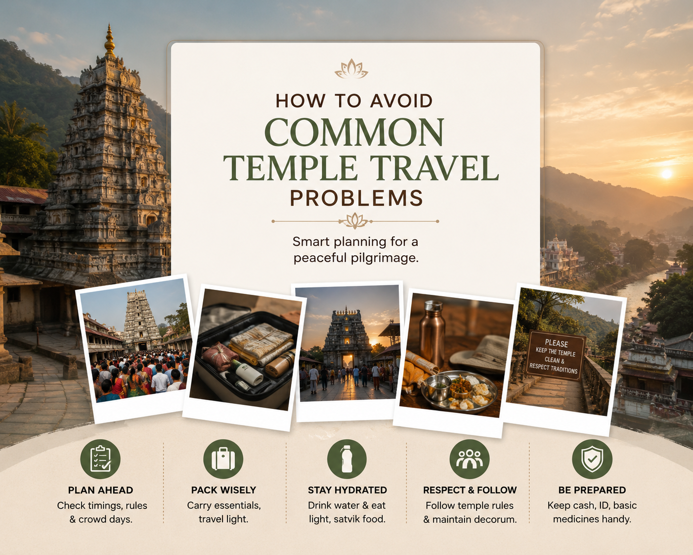 How to Avoid Common Temple Travel Problems