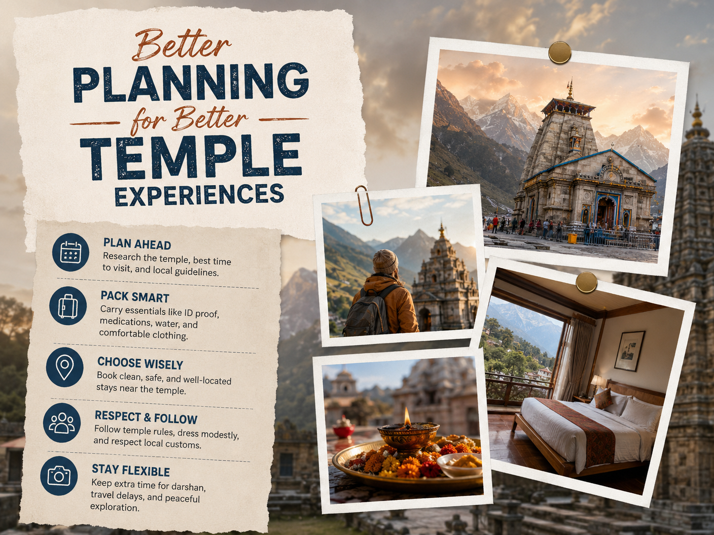 Better Planning for Better Temple Experiences