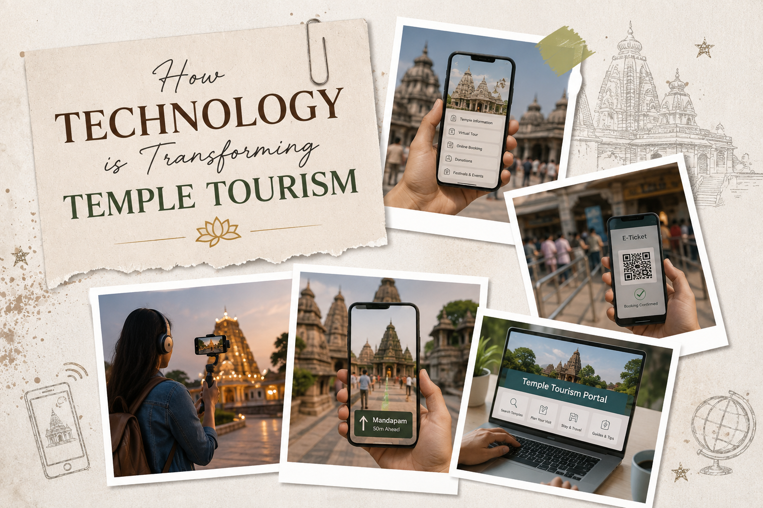 How Technology is Transforming Temple Tourism