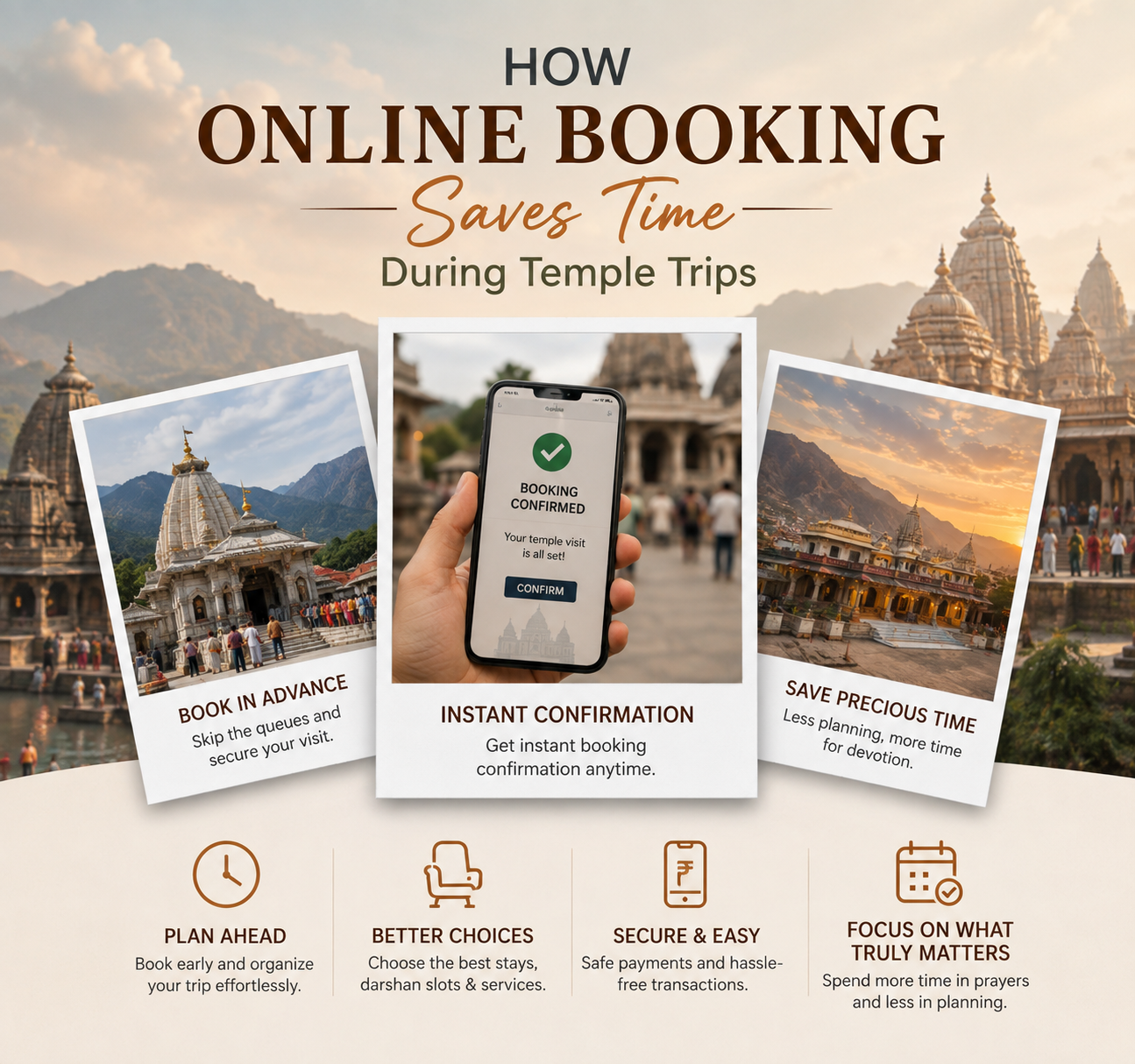 How Online Booking Saves Time During Temple Trips