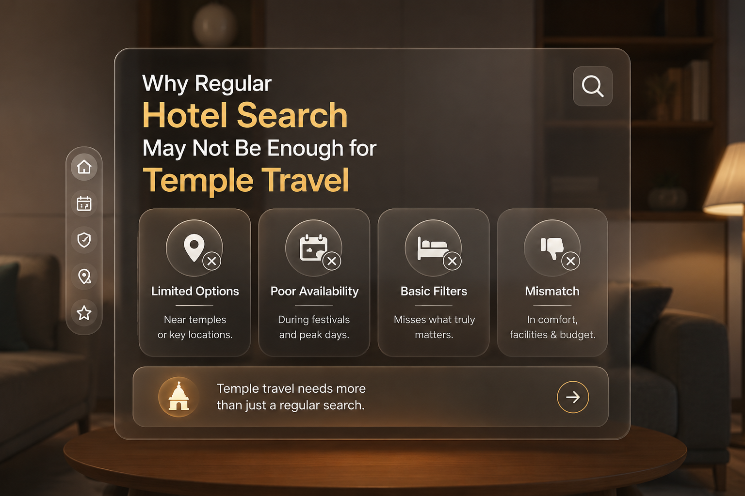 Why Regular Hotel Search May Not Be Enough for Temple Travel