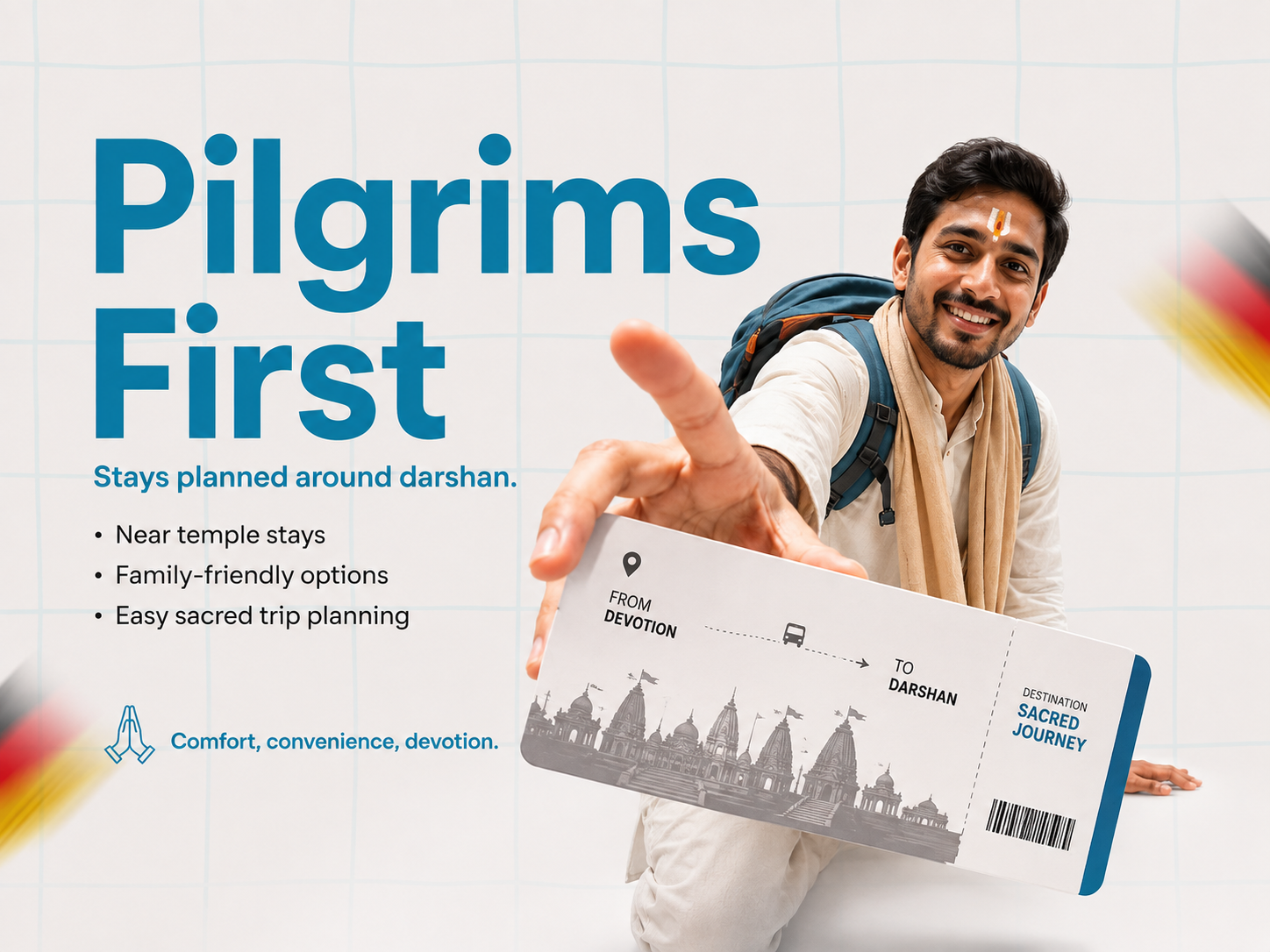 Why Mudras Stays Puts Pilgrims at the Center of Hotel Booking