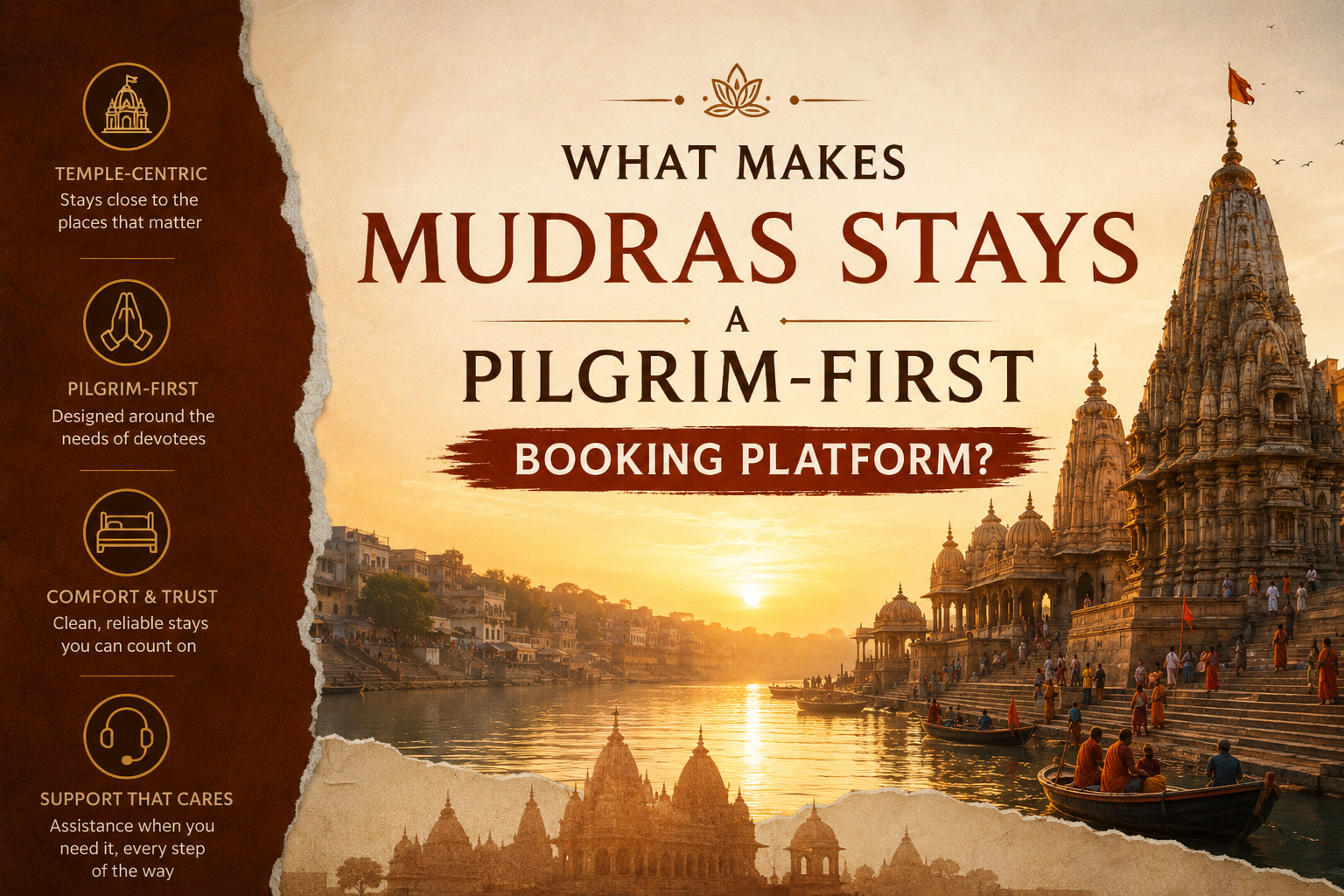 What Makes Mudras Stays a Pilgrim-First Booking Platform?