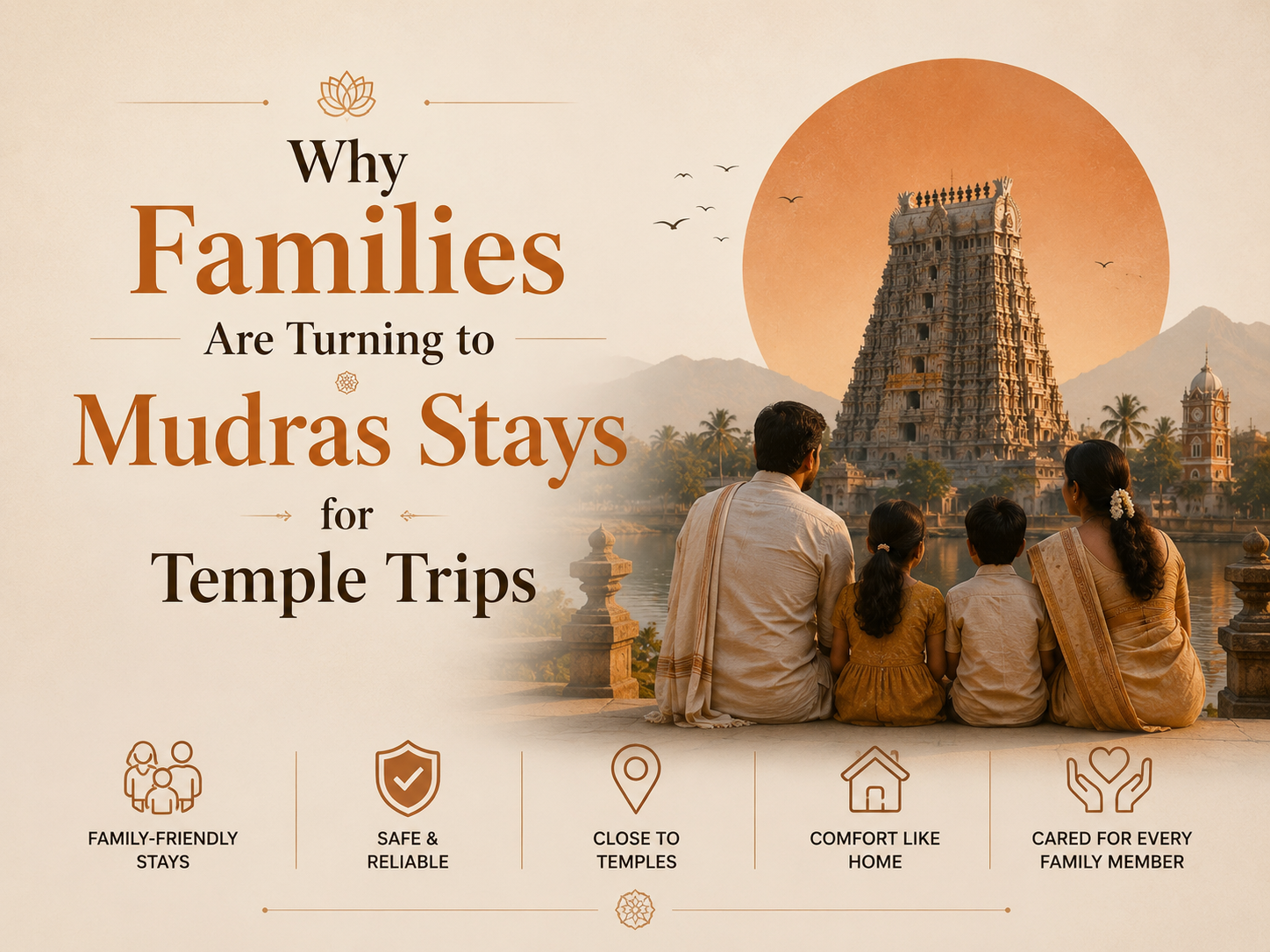Why Families Are Turning to Mudras Stays for Temple Trips