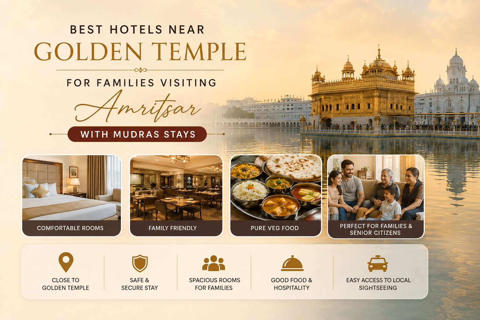 Best Hotels Near Golden Temple for Families Visiting Amritsar