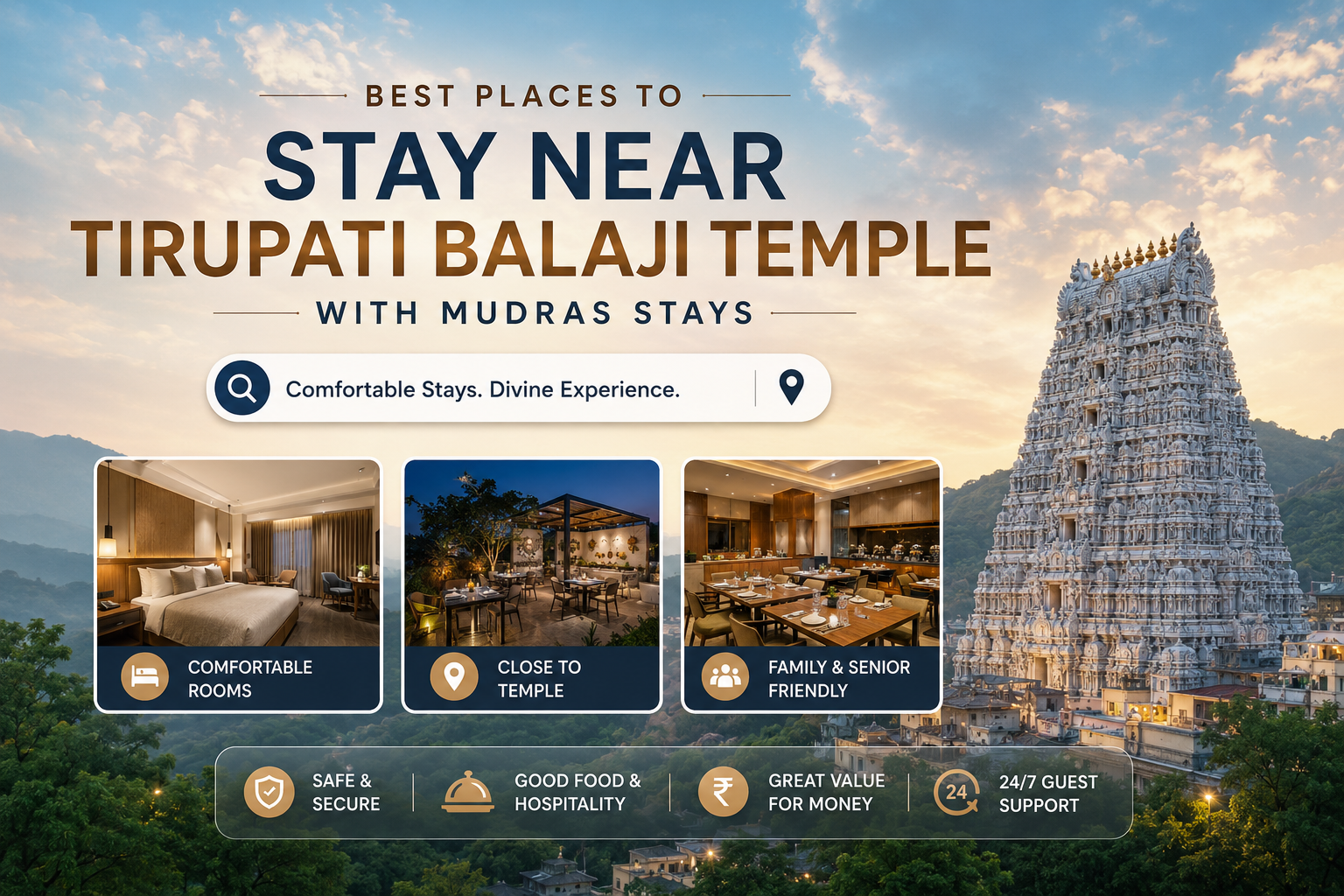 Best Places to Stay Near Tirupati Balaji Temple