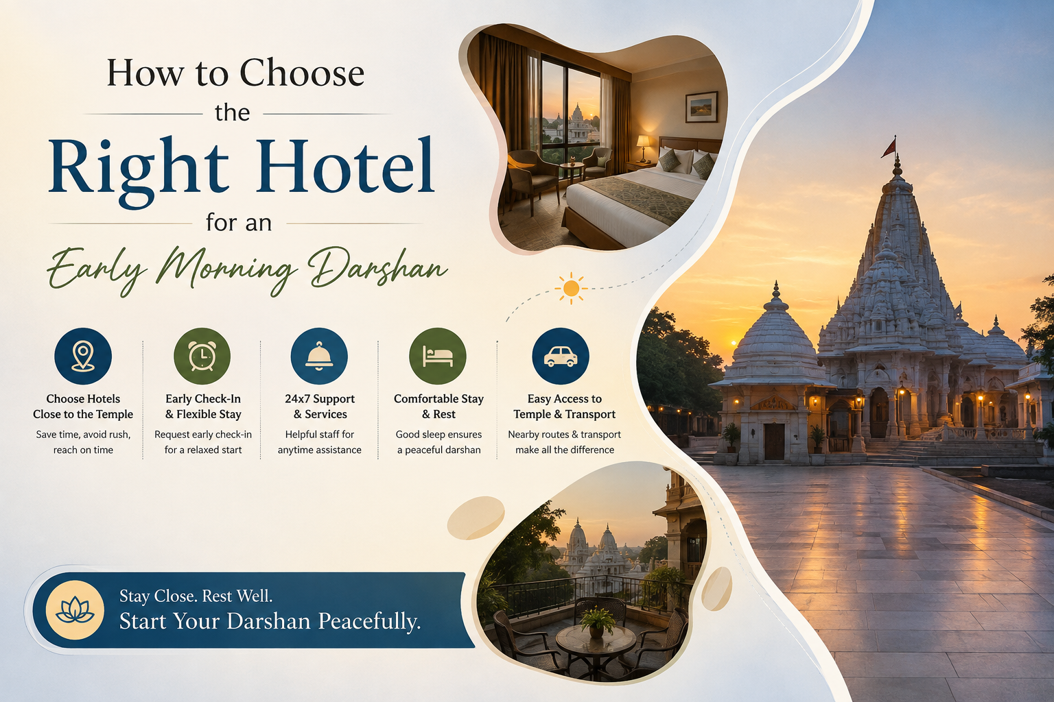 How to Choose the Right Hotel for an Early Morning Darshan