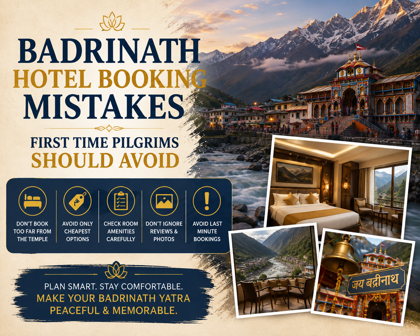 Hotels in Badrinath Near Temple: Where Should You Book?