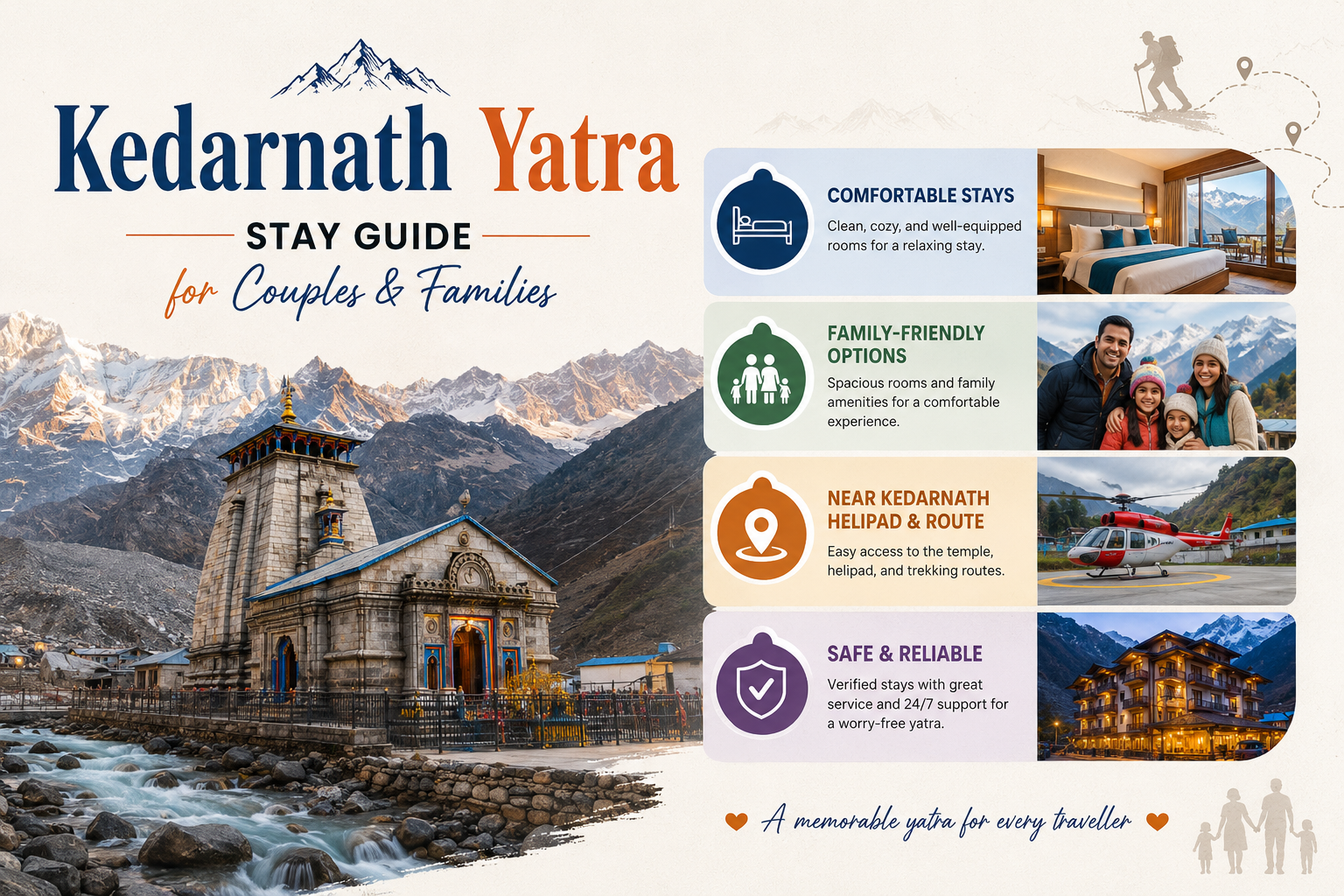 Kedarnath Yatra Stay Guide for Couples and Families