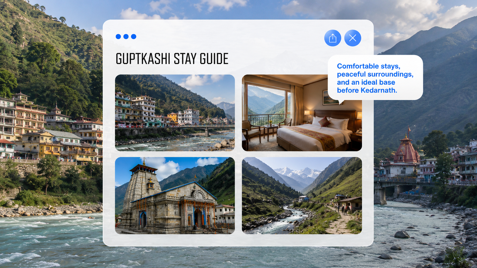 Where to Stay in Guptkashi Before Visiting Kedarnath