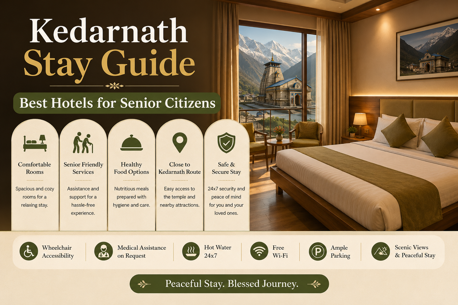 Kedarnath Stay Guide Best Hotels for Senior Citizens