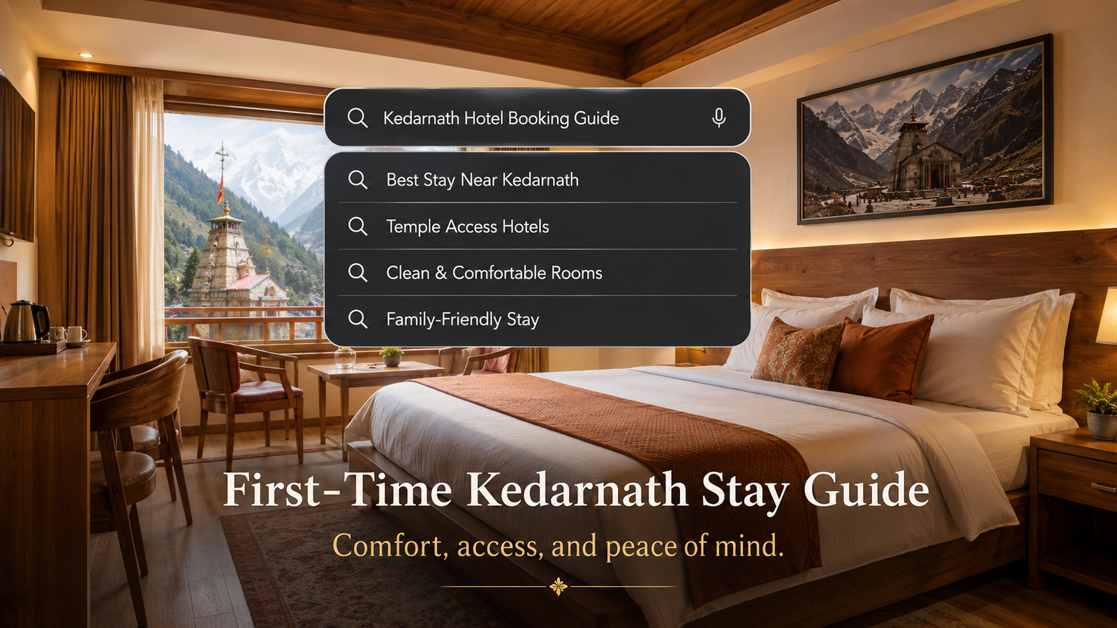 Kedarnath Hotel Booking Guide for First-Time Pilgrims