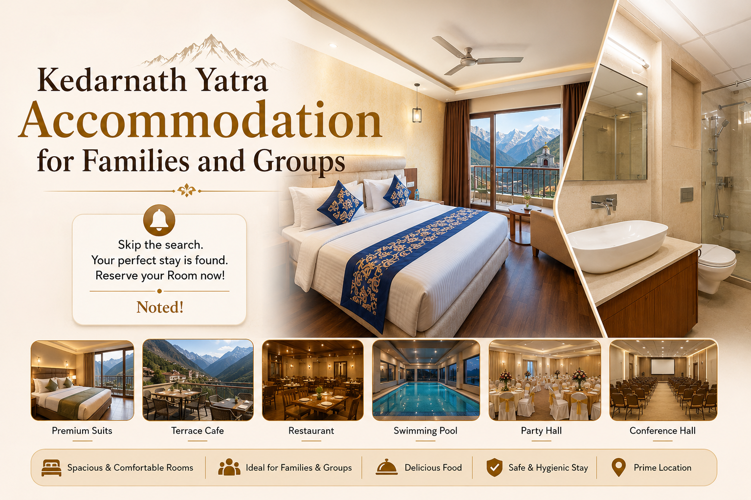 Kedarnath Yatra Accommodation for Families and Groups