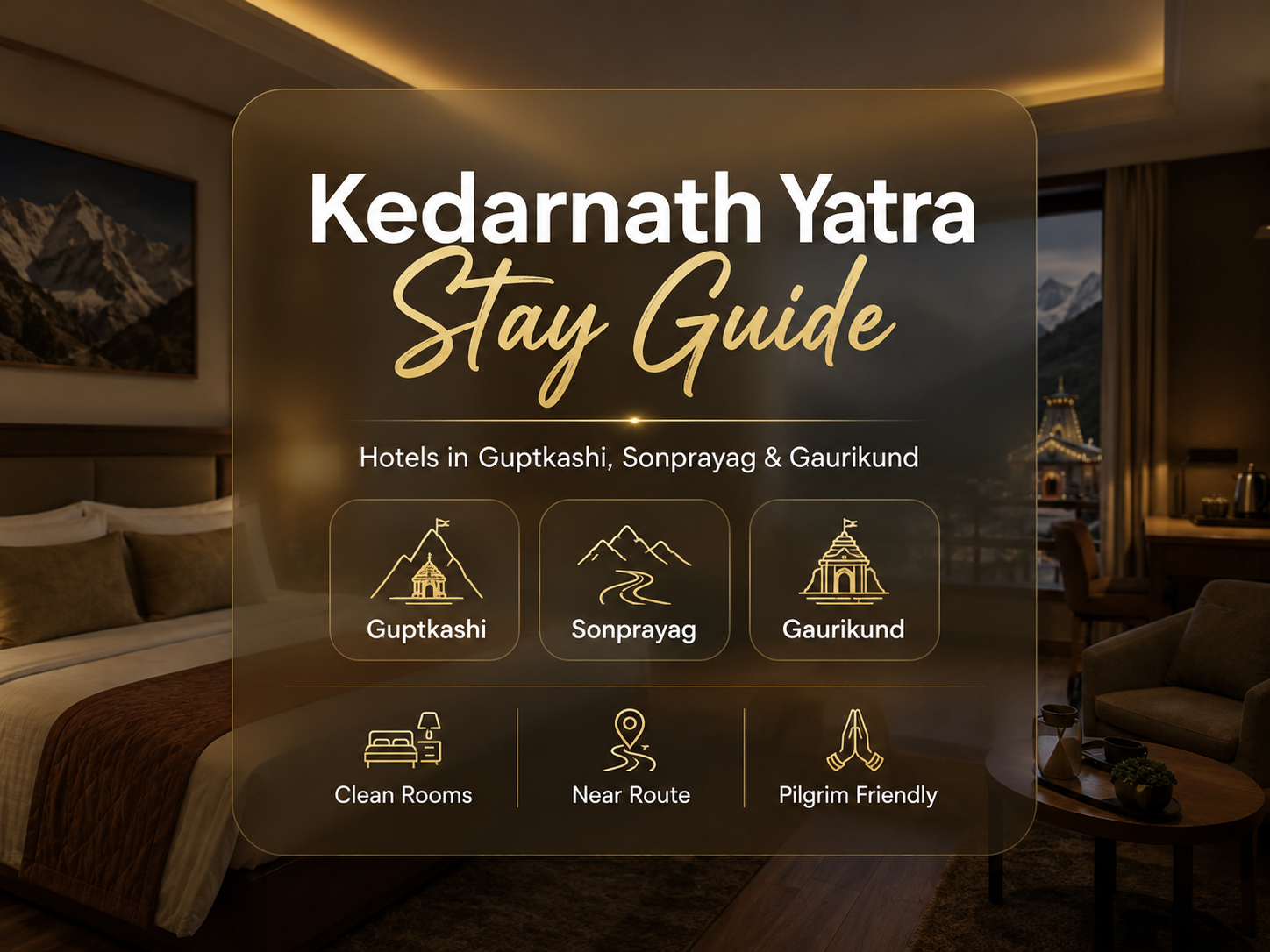 Kedarnath Yatra Stay Guide: Hotels in Guptkashi, Sonprayag & Gaurikund