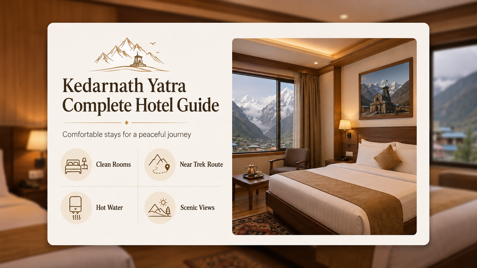 Where to Stay for Kedarnath Yatra Complete Hotel Guide