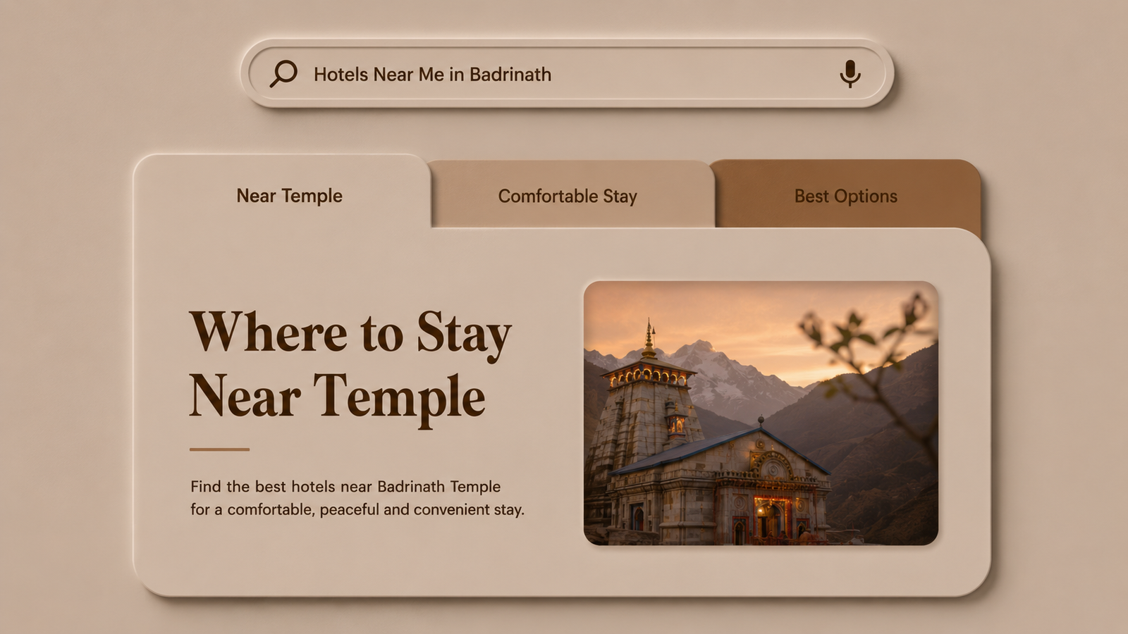 Hotels Near Me in Badrinath: Where to Stay Near Temple