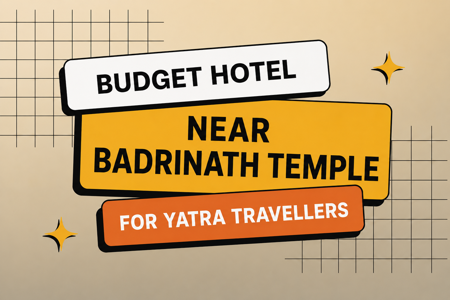 Budget Hotel Near Badrinath Temple for Yatra Travellers