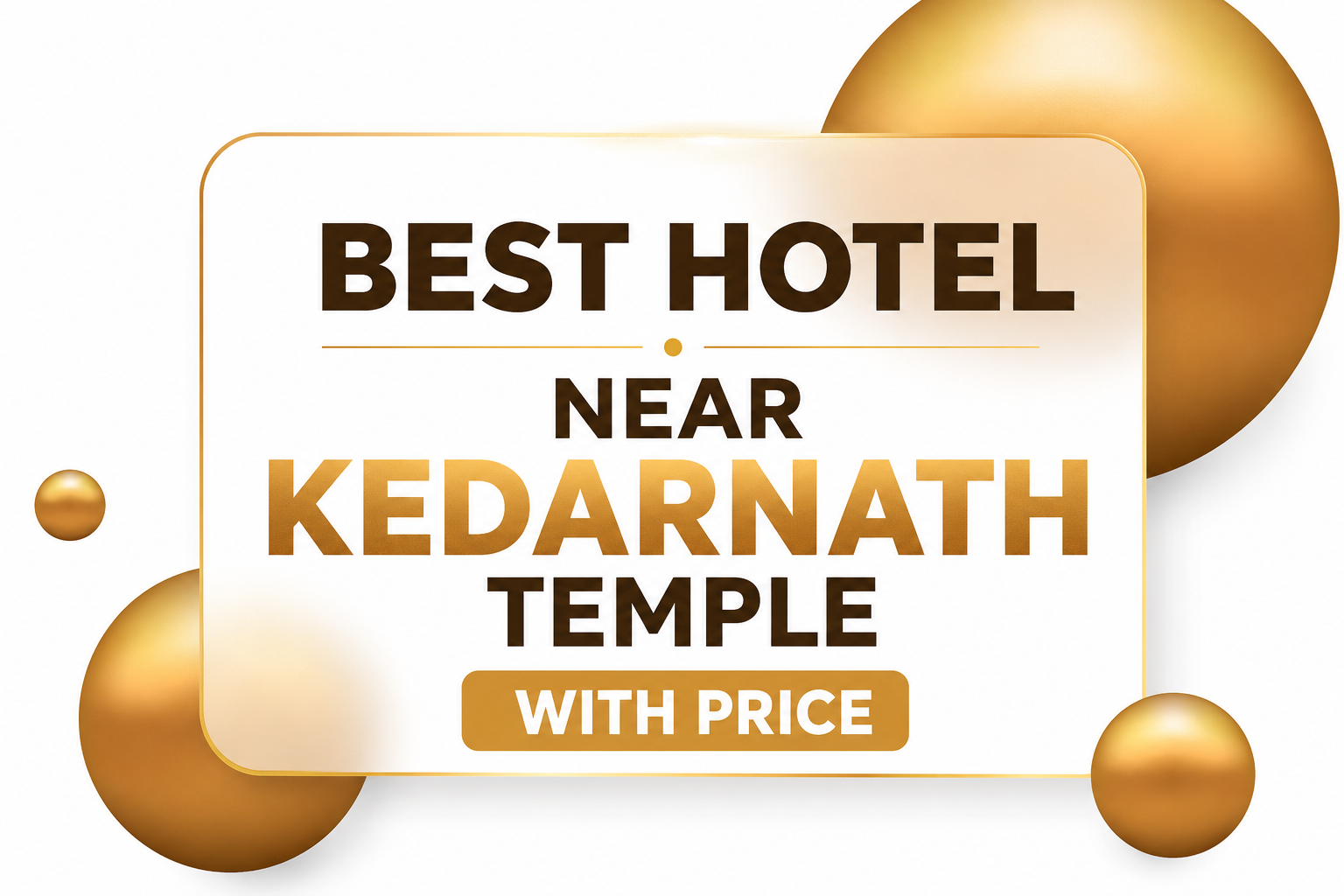 Best Hotel Near Kedarnath Temple With Price