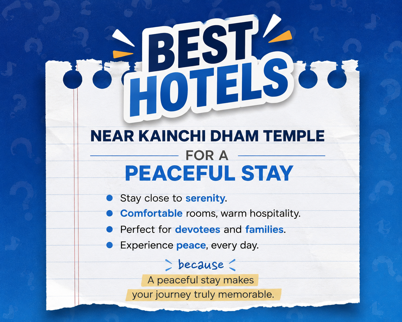 Best Hotels Near Kainchi Dham Temple for a Peaceful Stay