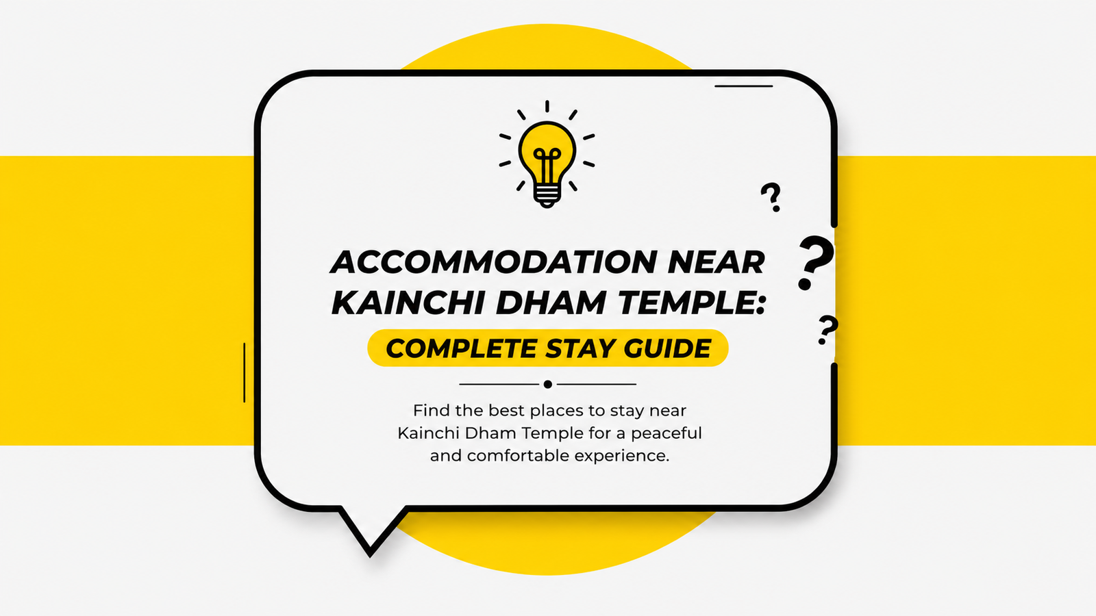 Accommodation Near Kainchi Dham Temple: Complete Stay Guide