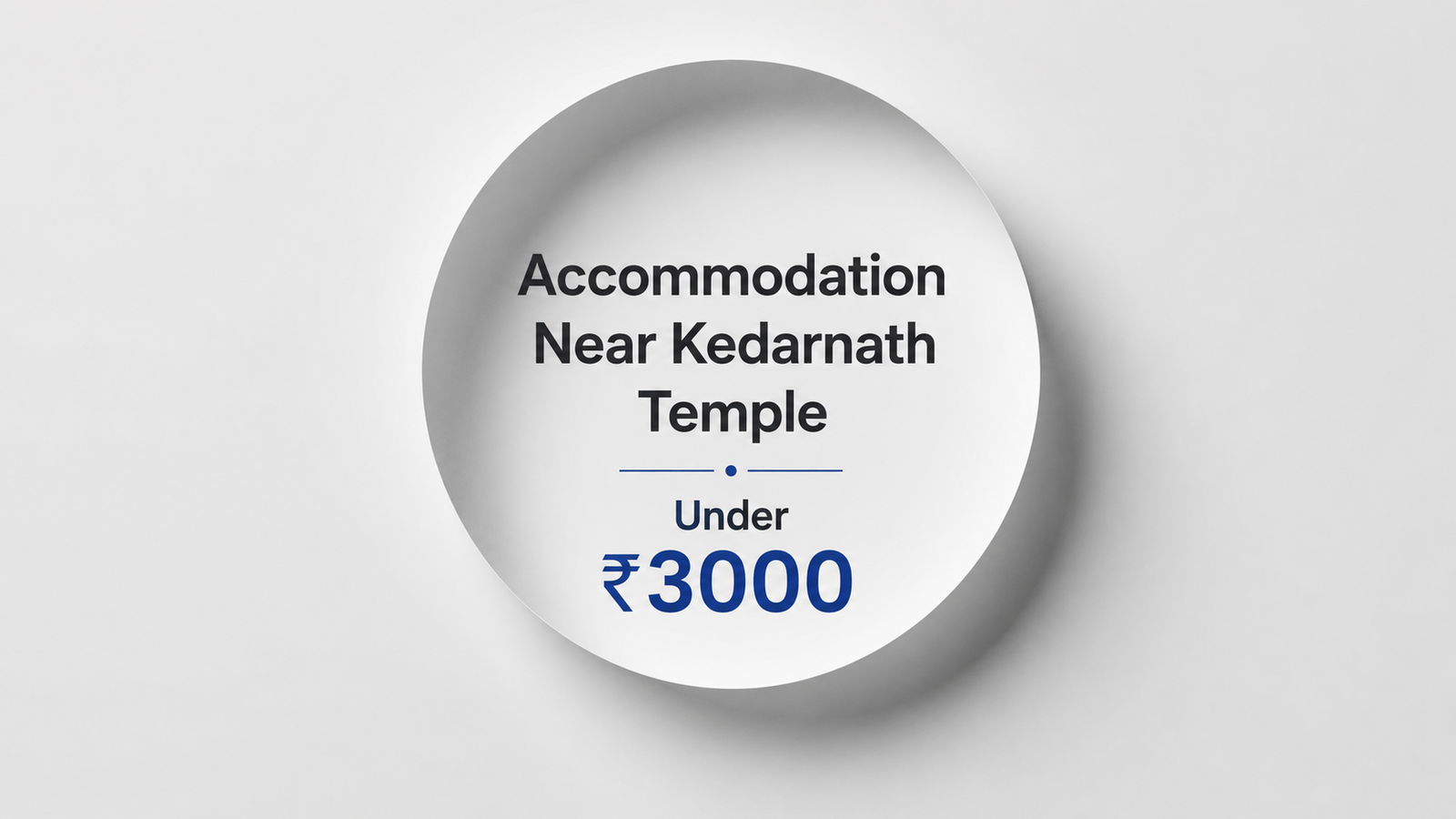 Accommodation Near Kedarnath Temple Under ₹3000