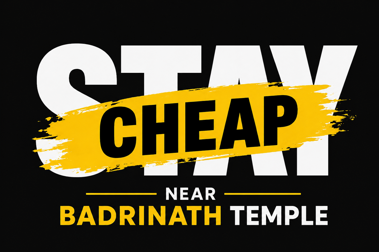 Cheap Stay Near Badrinath Temple