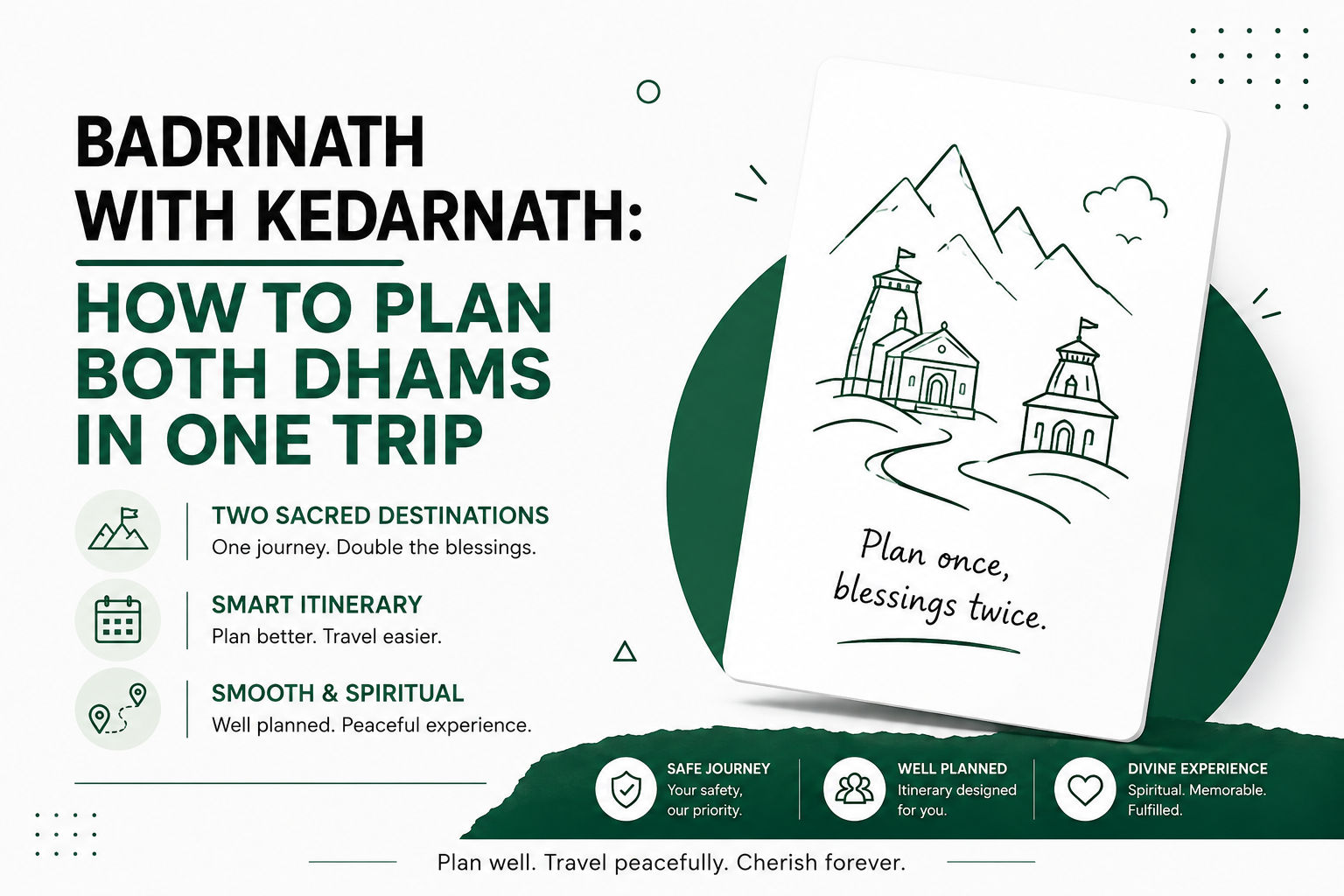 Badrinath with Kedarnath: How to Plan Both Dhams in One Trip