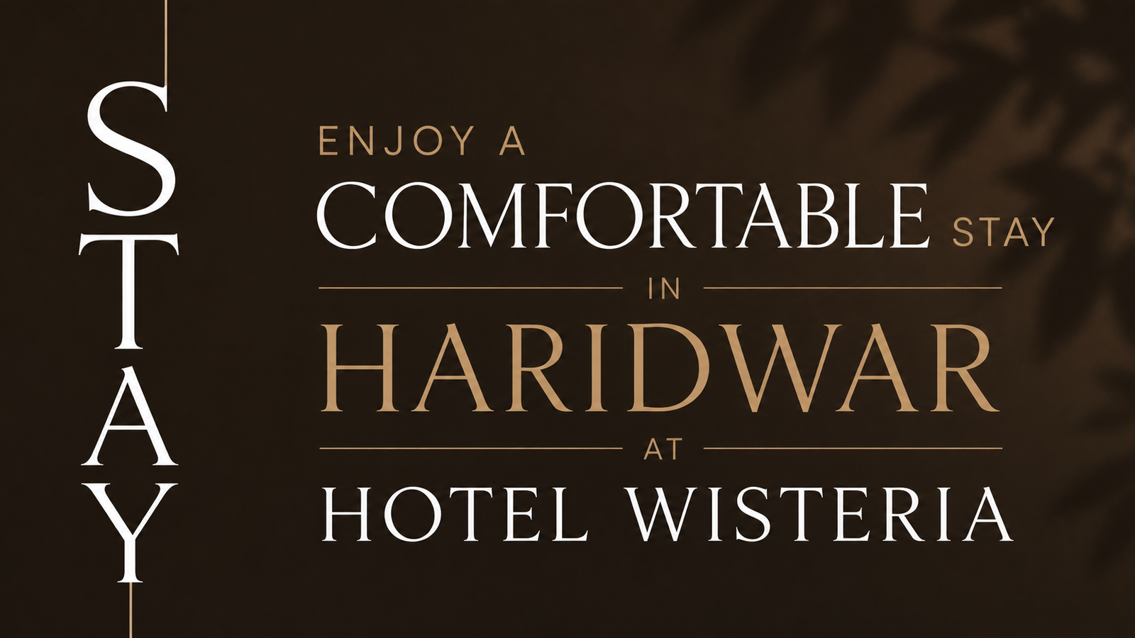 Enjoy a Comfortable Stay in Haridwar at Hotel Wisteria