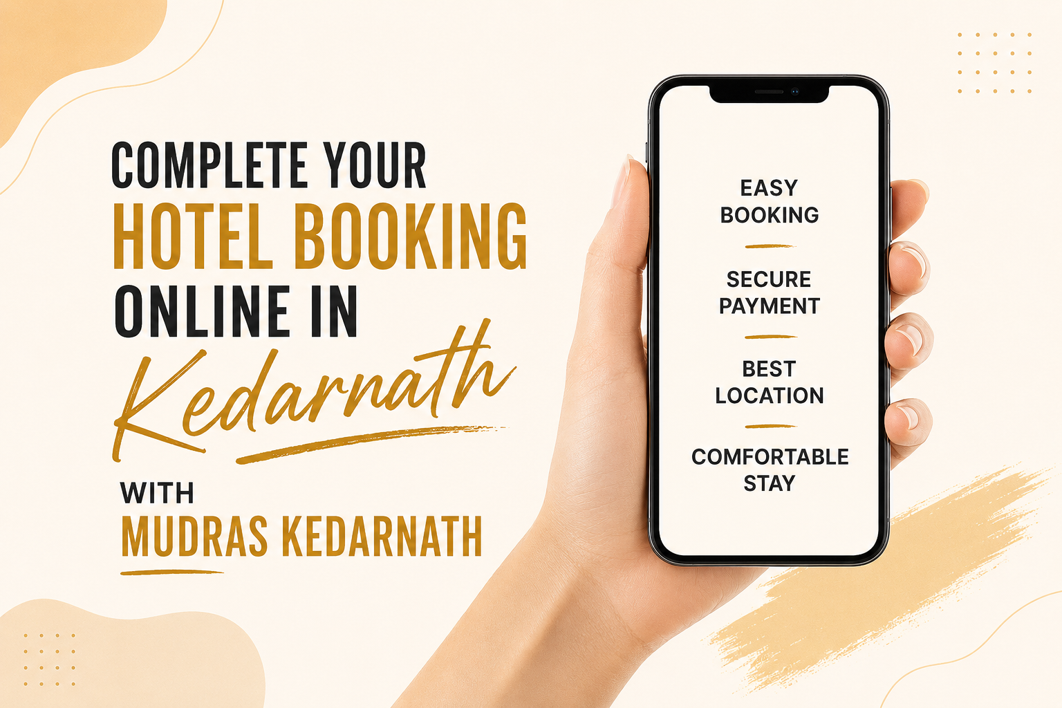 Complete Your Hotel Booking Online in Kedarnath with Mudras Kedarnath