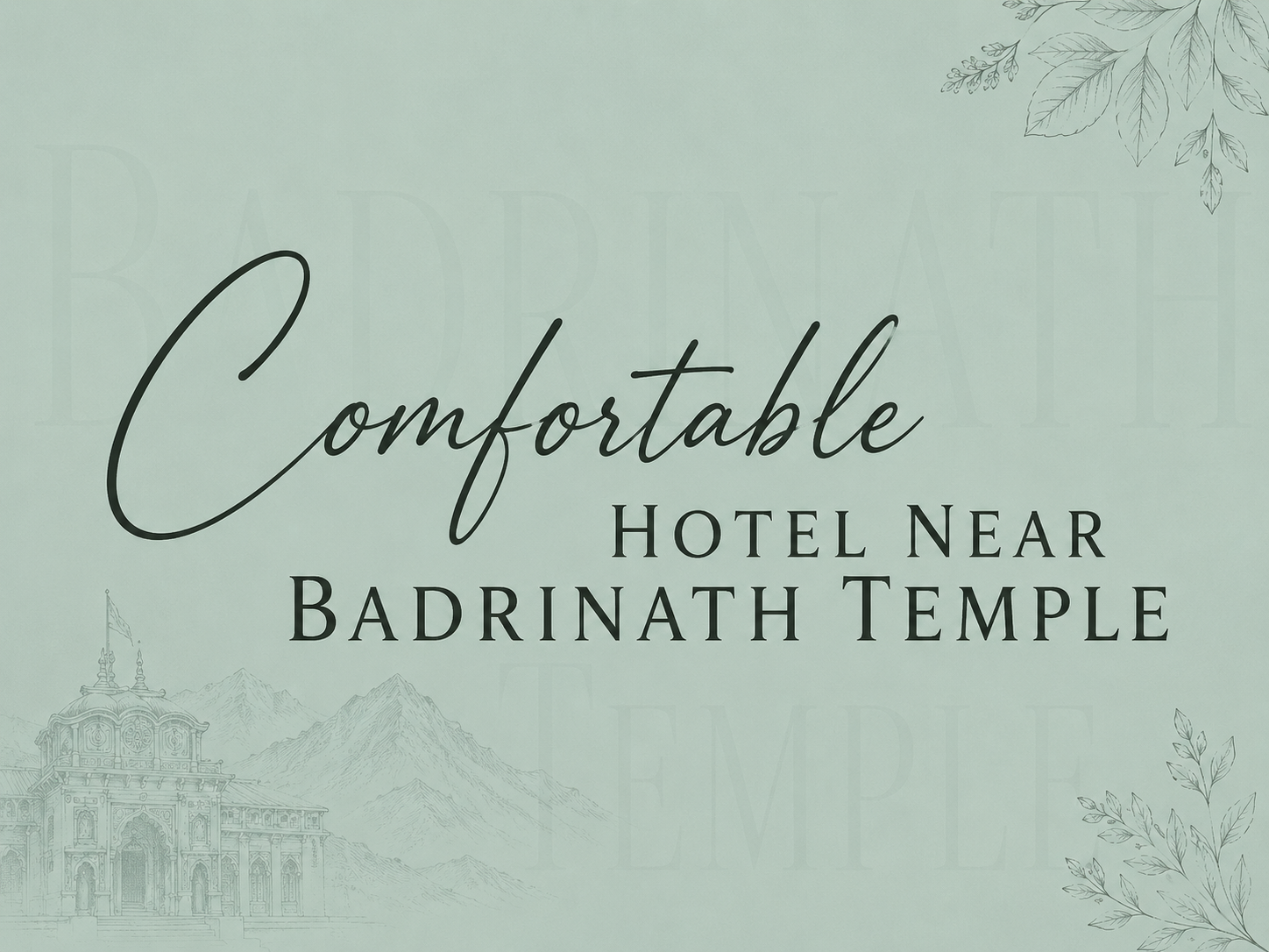 Hotel Yoga Badrinath: Comfortable Hotel Near Badrinath Temple