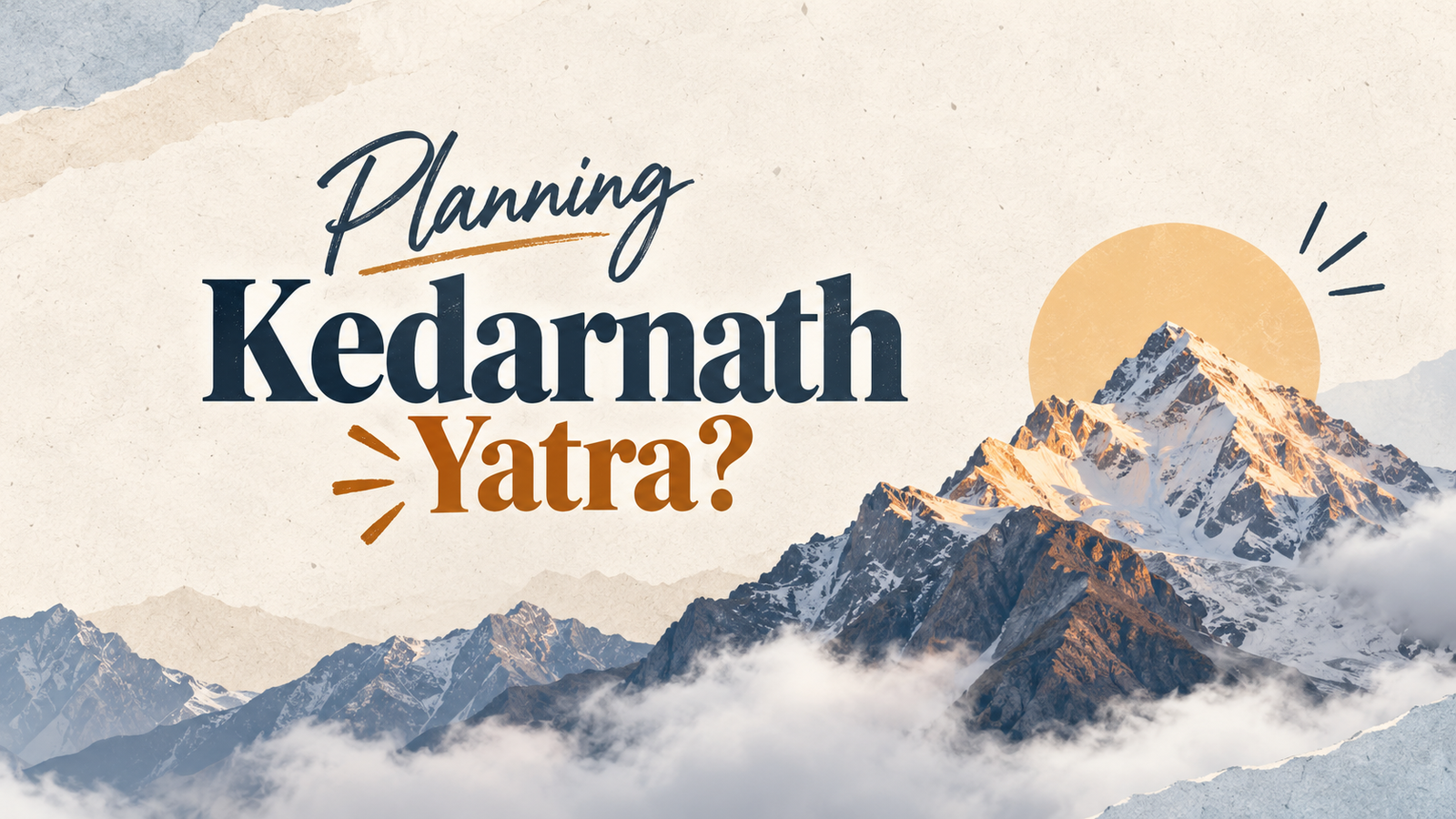 Planning Kedarnath Yatra? Stay at Mudras Kedarnath