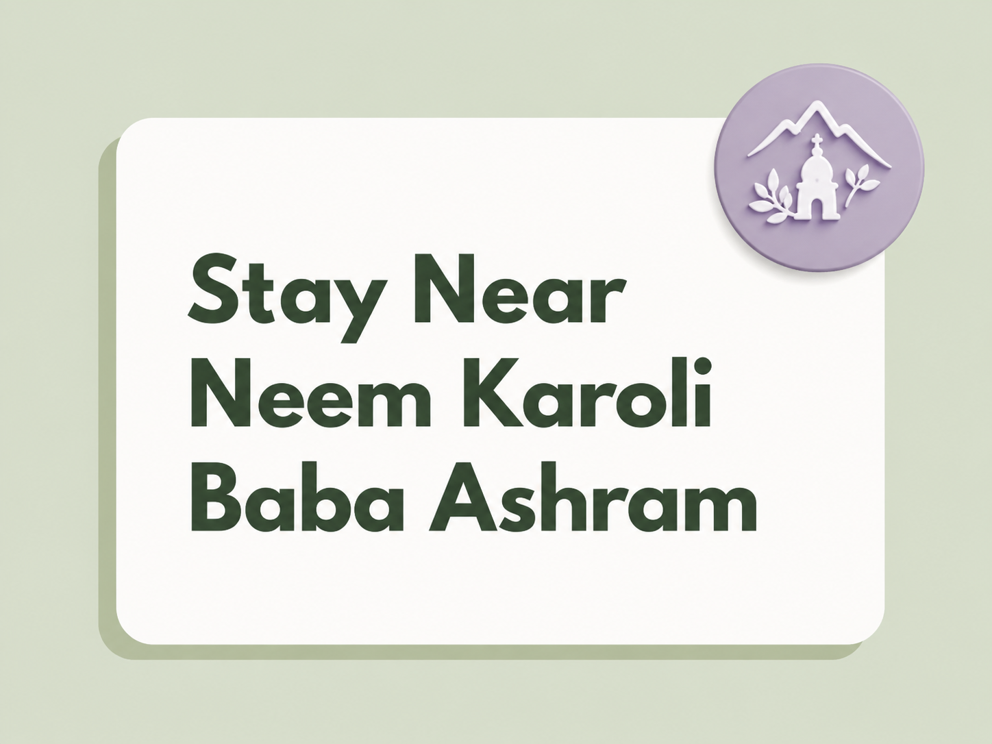 Stay Near Neem Karoli Baba Ashram at Viom Regency Kainchi Dham