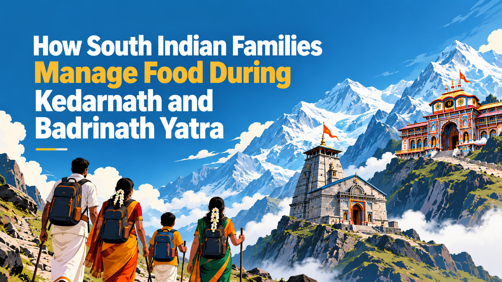How South Indian Families Manage Food During Kedarnath and Badrinath Yatra
