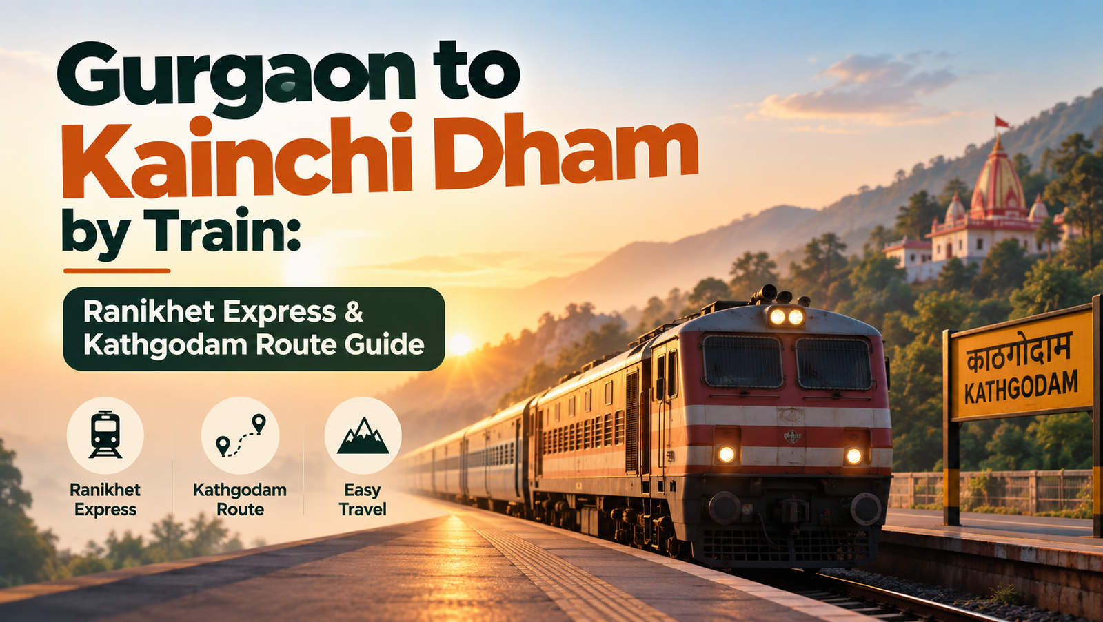 Gurgaon to Kainchi Dham by Train: Ranikhet Express & Kathgodam Route Guide