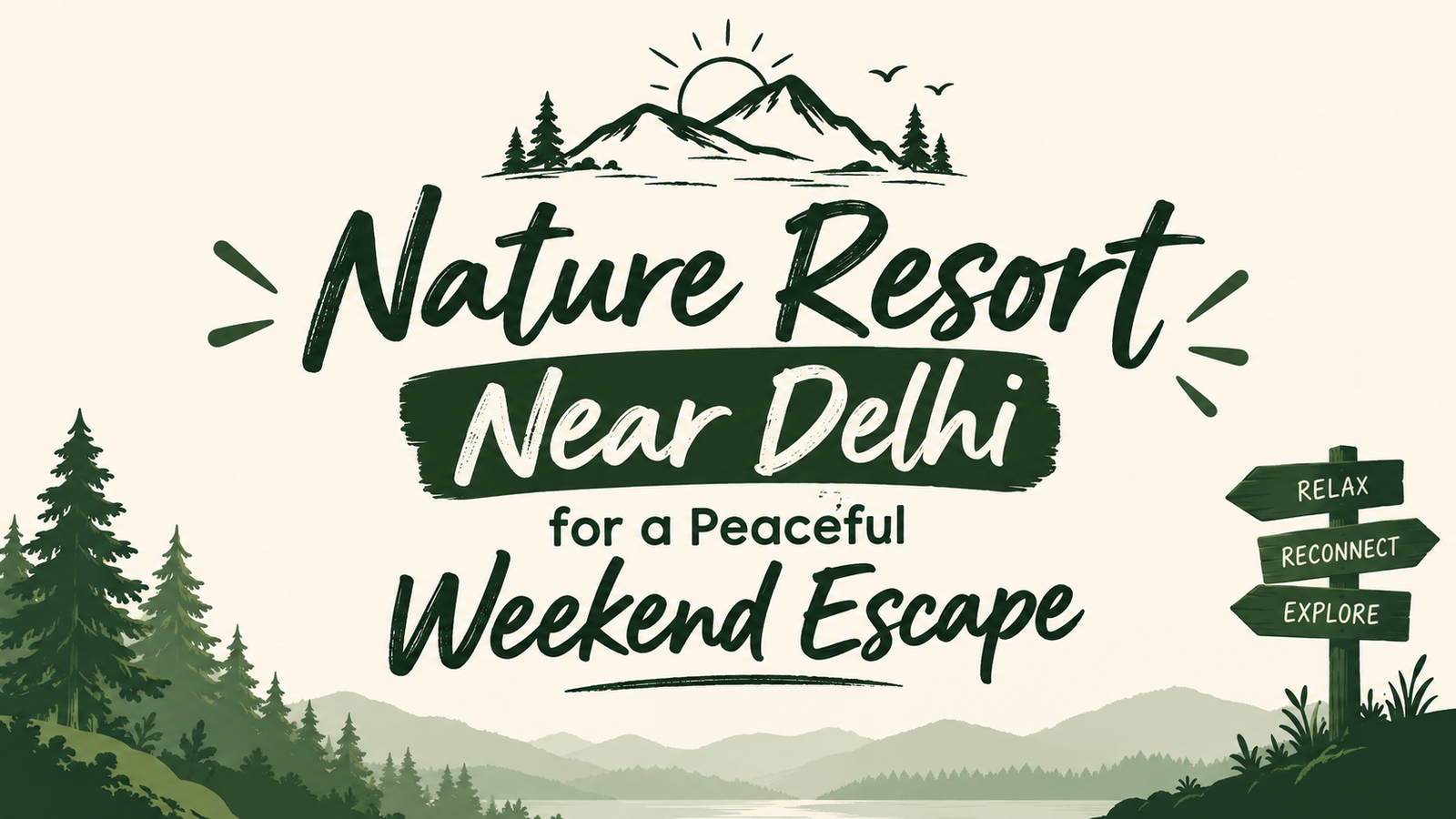 Nature Resort Near Delhi for a Peaceful Weekend Escape