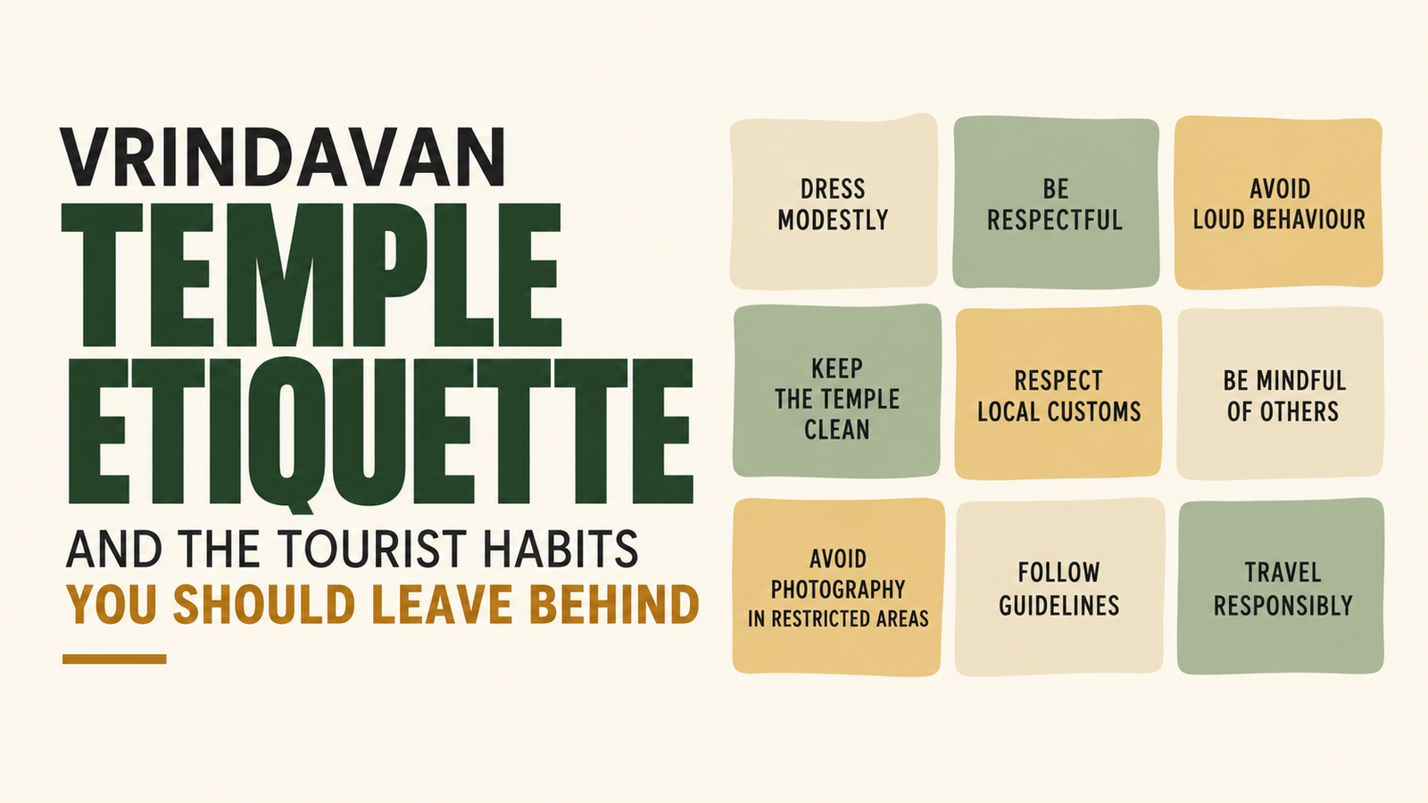 Vrindavan Temple Etiquette and the Tourist Habits You Should Leave Behind