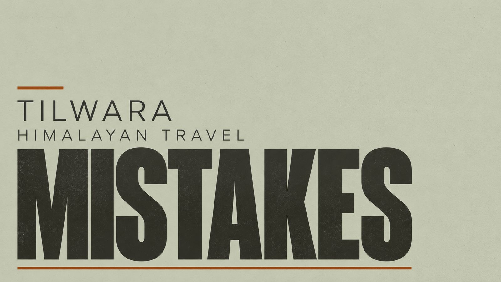 Passing Through Tilwara Keep These Himalayan Travel Mistakes Off Your Itinerary