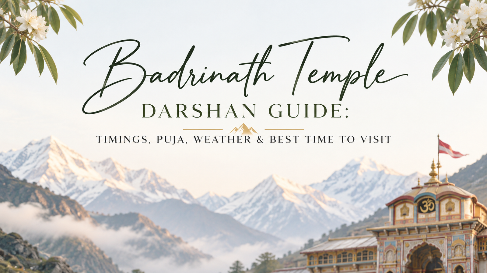 Badrinath Temple Darshan Guide: Timings, Puja, Weather & Best Time to Visit